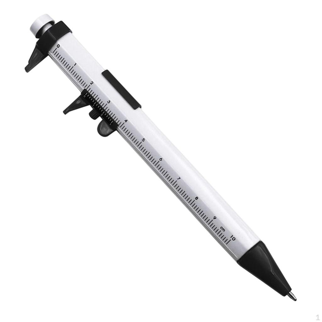 Caliper Ball Point Pen 1mm Blue Refill Portable Smooth Writing Roller for Taking Notes