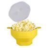 Silicone Microwave Popcorn Bowl with Lid Large Capacity Food Grade BPA Free Heat-Resistant Foldable Popcorn Maker Bucket Bowl