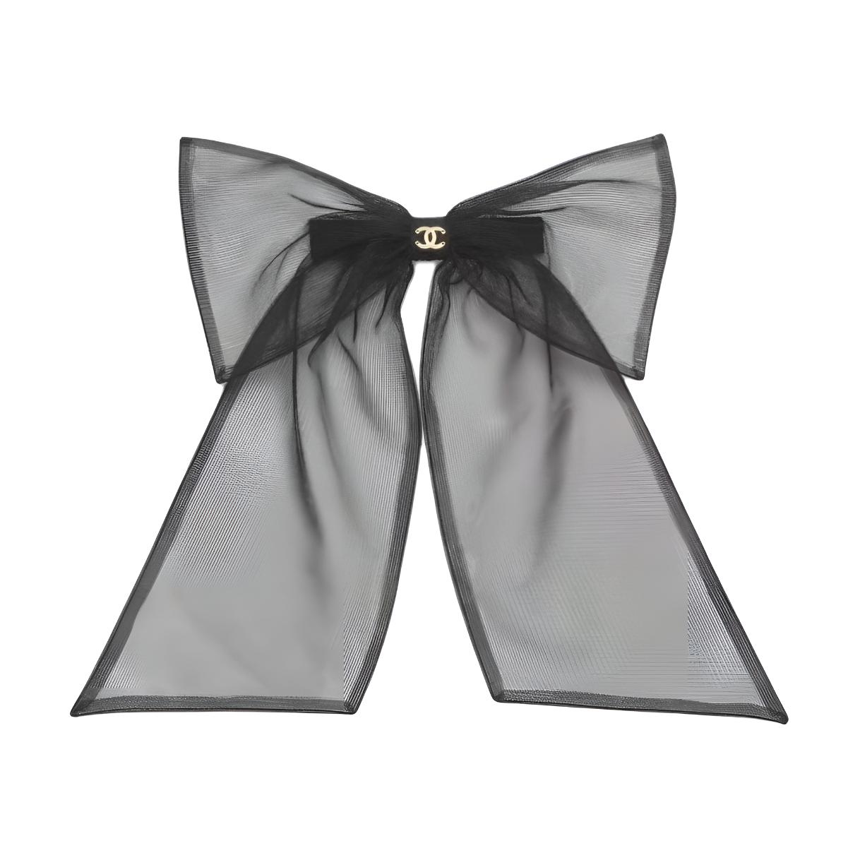

Chanel Double C Logo Design Hair Clip Women Hair Accessories Black AAB565B2250294305 Black