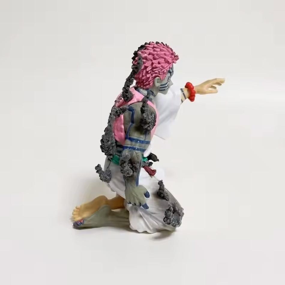 13cm Demon Slayer Figure Akaza Anime Action Figure PVC Figurine Collectible Model Children Toys Halloween Gifts Doll Ornaments