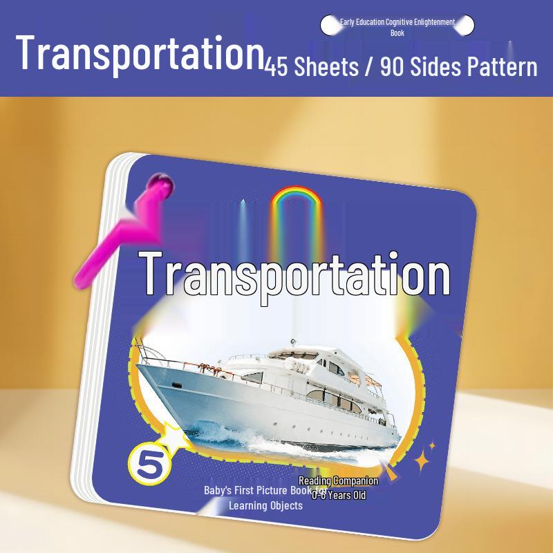 

Early Education Animal Cards: Cognitive Learning Book for One-Year-Olds - Educational Toy for Infant Word & Character Recognition