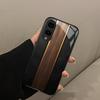 Wood grain Exquisite luxury High-end PhoneCase Glass TPU PhoneCase for Samsung Galaxy S26 S25 S24 S23 S22 S21 FE,Ultra,Plus