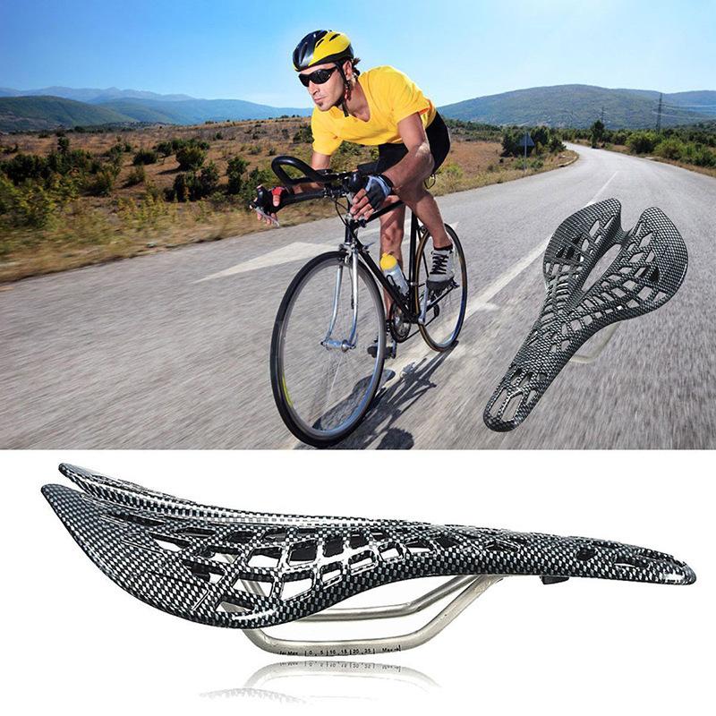 Bicycle Spider Saddle Hollow Breathable Ultra Light Carbon Fiber Saddle Bicycle Cushion