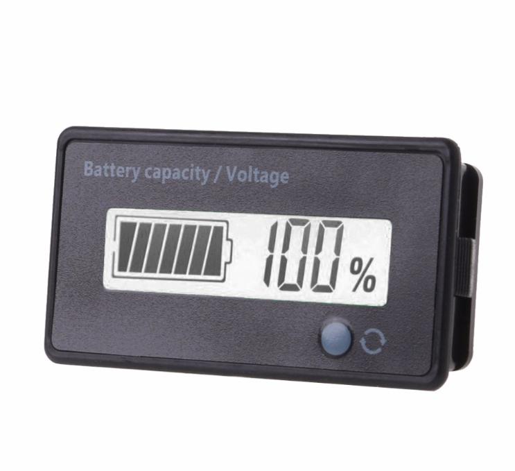 DC7-100V Lithium Lead Acid Battery Capacity Indicator Power Display Meter 9V 12V 24V 48V LED Digital Voltmeter Voltage Tester