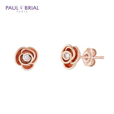 PAULBRIAL [ARGENT] PGSE0144 Boucles d'oreilles Camélia