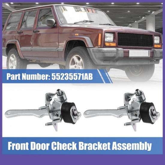 Front Door Check Stop Strap TWO  for Jeep Cherokee Wagoneer No.55235571AB