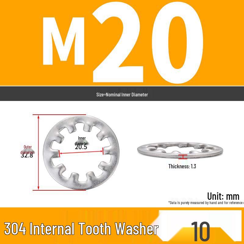 Iron Serrated Locking Washer Set with Anti-Loosening Shims