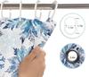 Christmas Snowflake Shower Curtain Winter Shower Curtain For Bathroom Blue Ice Crystal Snowflake Bathroom Decor Winter Holiday