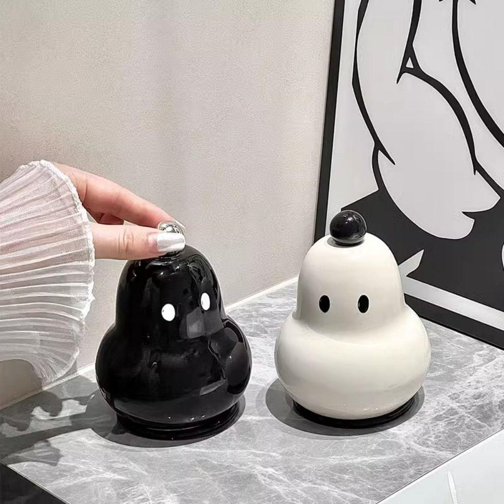 Plastic Toothpick Container Pear Shape Toothpick Jar Gift Makeup Organizer Kitchen Supplies