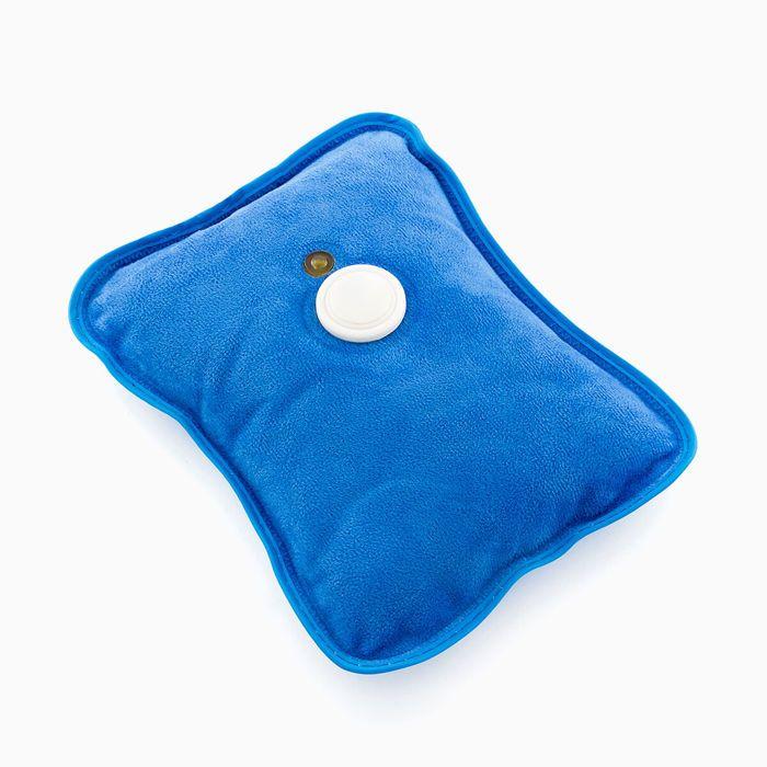 Bouillotte électrique - CELLUSTOP - Rechargeable 27x18x4 cm - Chauffe 8 min - Autonomie 2 h - Housse velours