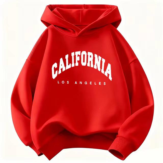 Los Angeles Katzenprint Sweatshirt für Kinder - Modischer Unisex Hoodie für Jungen und Mädchen