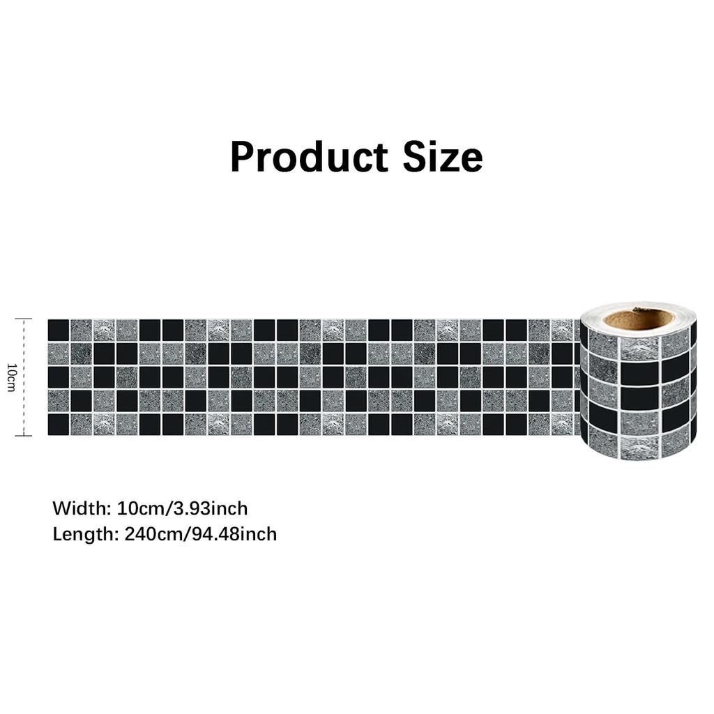 24 Styles Peel & Stick Wall Panels Trim - Waterproof Bathroom Molding for Tile Flooring, Home Staging & Rental Friendly Decor