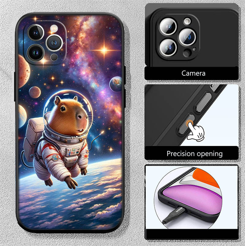 IR4 Capybara Cute Shell for Samsung Note 20 10 S25 Plus Ultra Lite A51 A52 A53 A71 A72 A73 M20 M30 M21 M31 M51 A11 A70 A56 A26