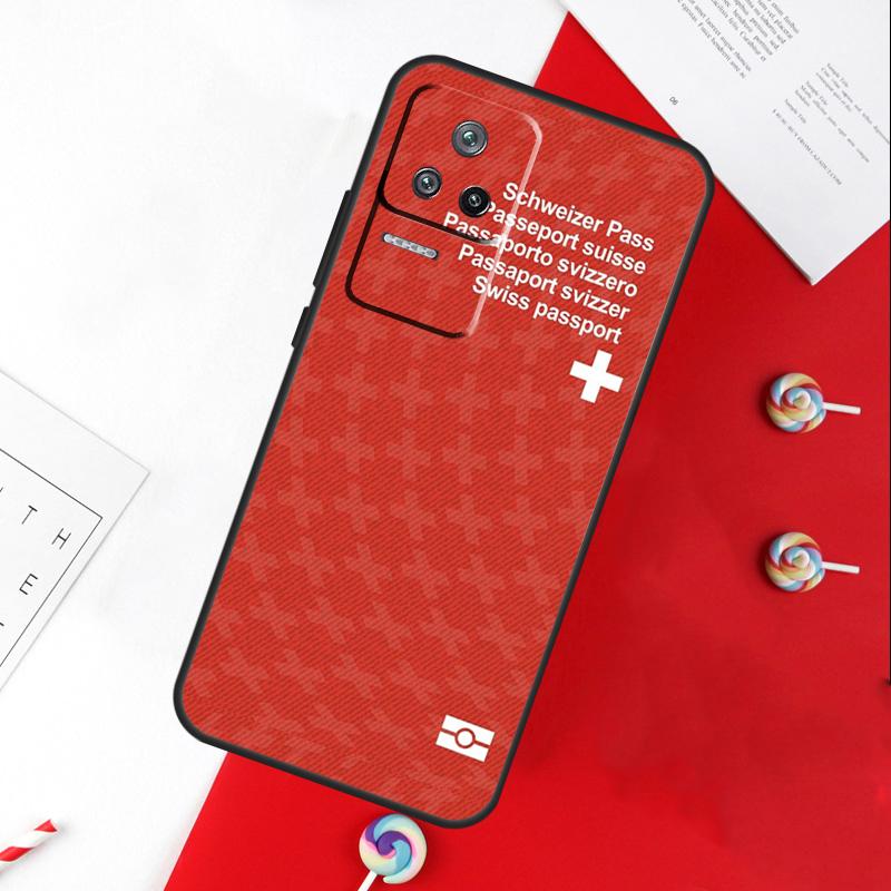 

Чехол со швейцарским флагом для Xiaomi 14T 11T 12T 13T Pro 13 14 15 Ultra POCO X7 Pro X3 X5 X6 F5 F6 M6 Pro Xiaomi 12T (12T Pro)