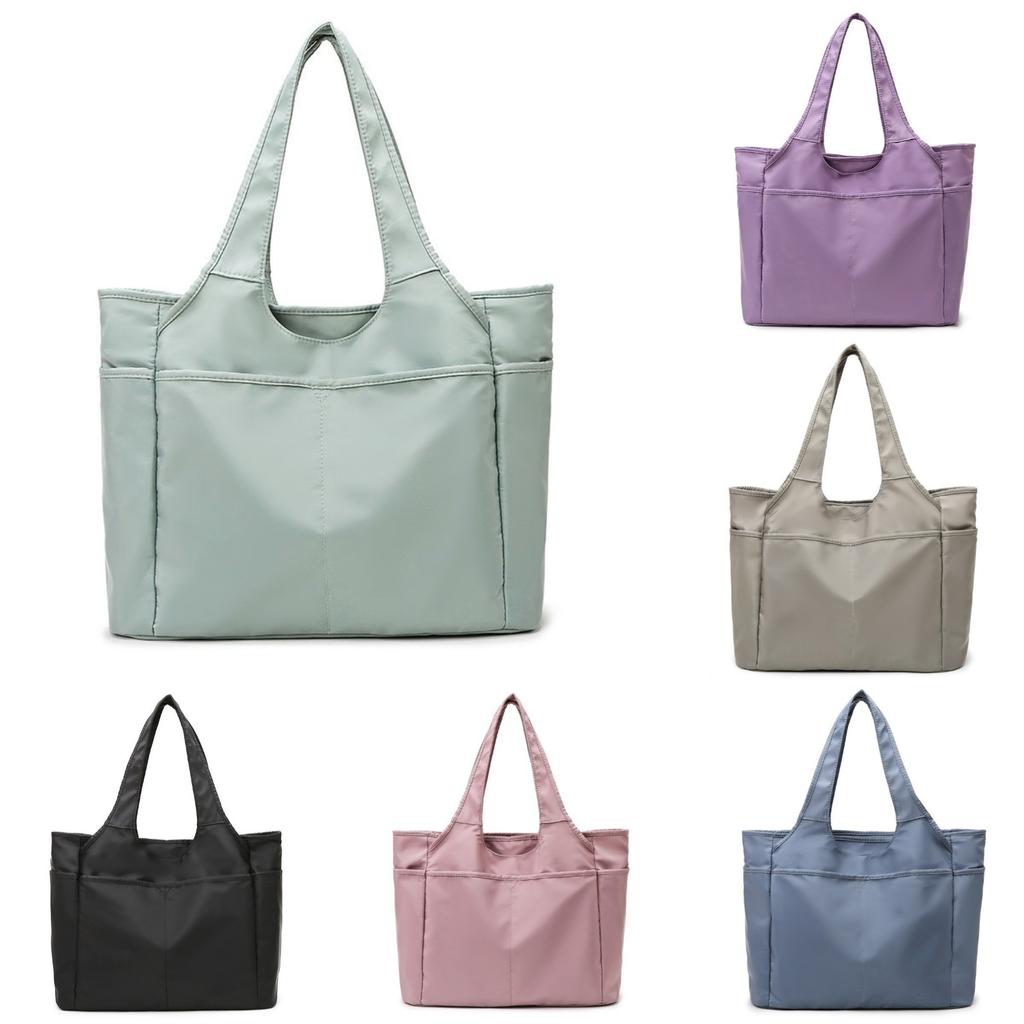 Bolsa de Viagem Dobrável de Grande Capacidade Leve Bolsa Tote de Bagagem Bolsa de Mão para Viagem Academia Yoga Armazenamento Bolsa de Ombro para MulheresHomens
