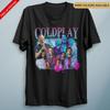 Vintage Adults Kids ColdPlay World Tour Music Spheres Pop TShirt Fan Tee Top