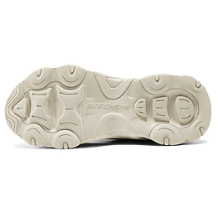 Skechers DLites 5.0 Panda Shoes Comfortable Versatile Shock Absorbing Durable Supportive Lightweight Increased Height Low Top Dad Shoes 232492-SAND