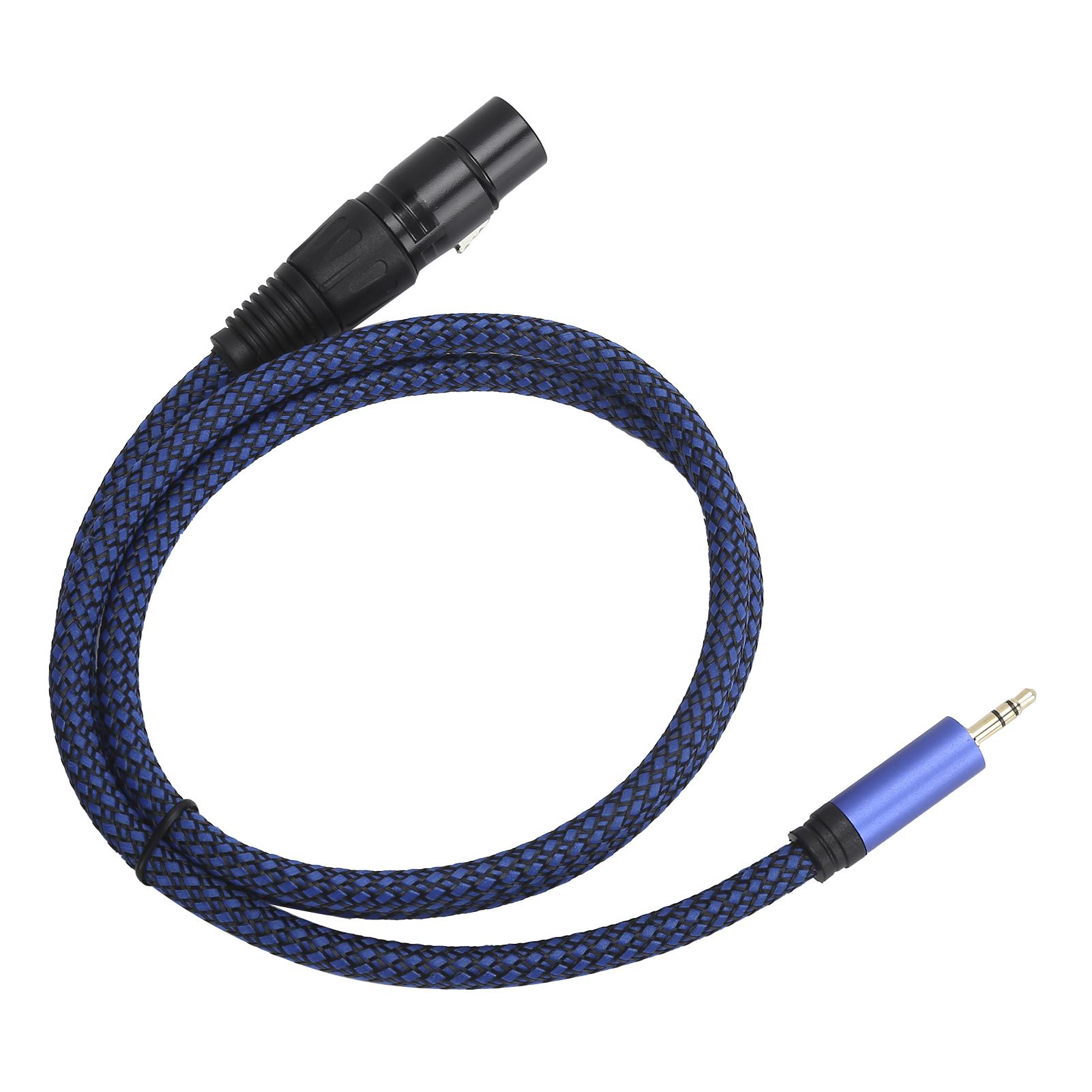 

JORINDO XLR Female to 3.5mm Jack Balanced Signal Cable XLR to 1 8inch Microphone Cable Connection Cord Type 1