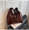 Autumn 2025 Women's High-End Soft Leather Tote Bag - Fashionable Single Shoulder Underarm Commuter Bag
