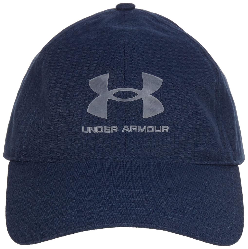 Under Armor Armorvent Adjustable Academy Blue One Size Fits Most Men's Hat, (408)/Pitch Gray,