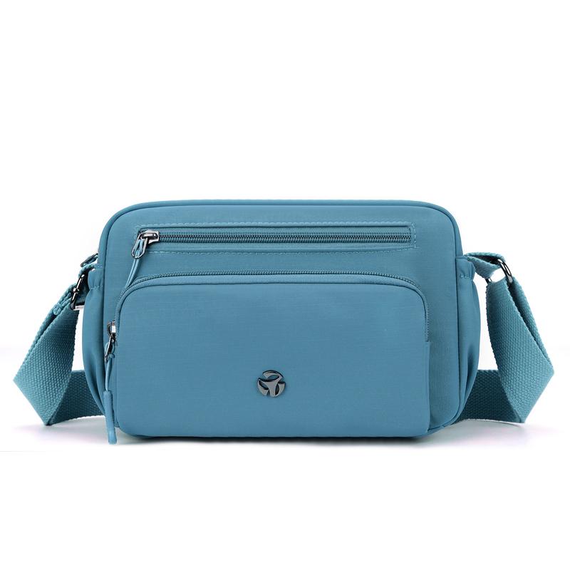 Small Square Bag Women's Water-Repellent Crossbody Bag Shoulder Bag Solid Color Mother Bag
