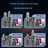 120W Fast Charging 4-in-1 Data Cable for Apple 15/16 & Huawei Dual Type-C, 6A