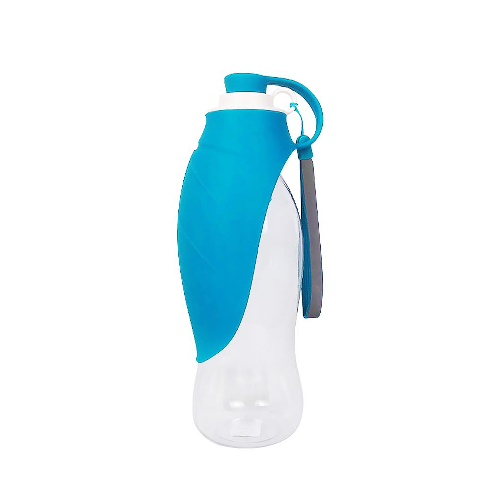 

Portable Pet Feeder Drinking Bowl Dispenser Water Bottle Outdoor Pet Water Container 580ml