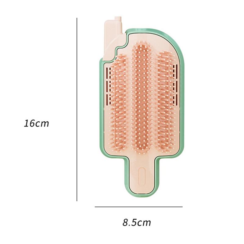 Pet Cat Hair Removal Comb with Catnip Balls & Spring Toys Cat Self Cleaning Scratcher Combs Kitten Pet Massager   Rubbing Brush