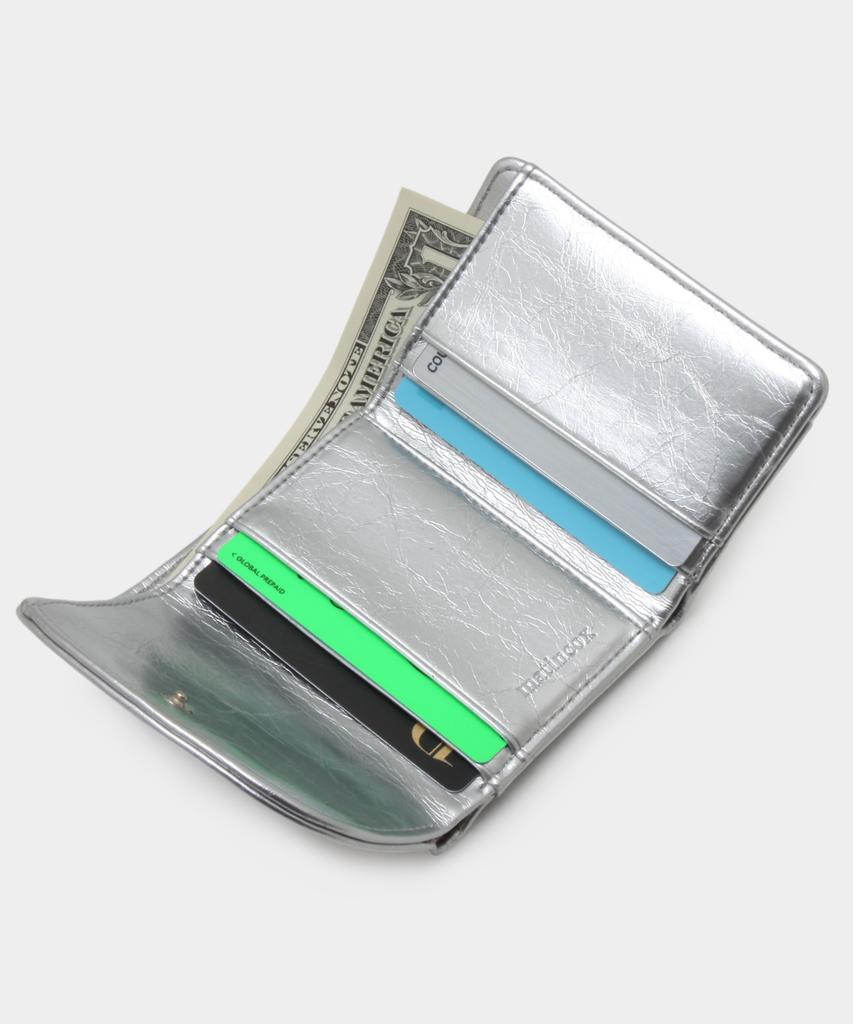 Matincox Heart Fold Wallet - Silver