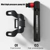 Aluminum Alloy Cycling Mini Pump 12.8cm Length Bicycle Tire Pump Portable Small Bike Pump  Bike
