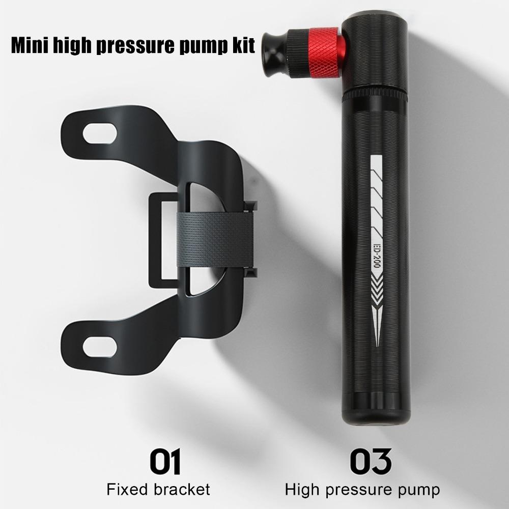 Aluminum Alloy Cycling Mini Pump 12.8cm Length Bicycle Tire Pump Portable Small Bike Pump  Bike