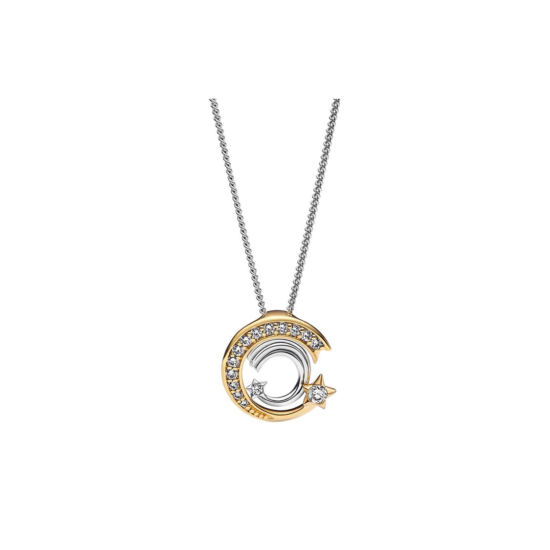 Pandora Fashion Trendy Personality Necklace Women necklace Silver Gold 362204C01 Box