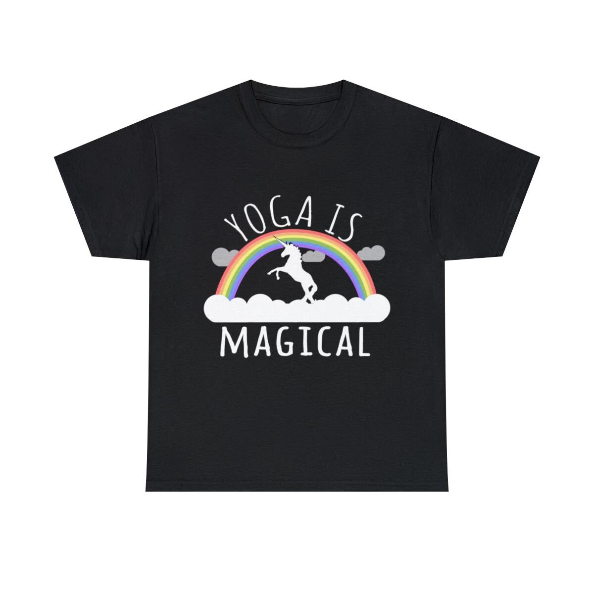 Yoga Is Magical Graphic T-Shirt, Sizes S-5XL 2XL