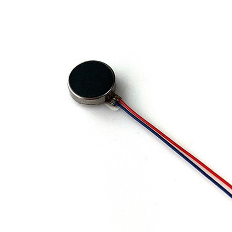 2 Pcs 1027 Mini Flache Motoren Dc 3V 12000Rpm Flache Münze Taste-Typ Micro Dc