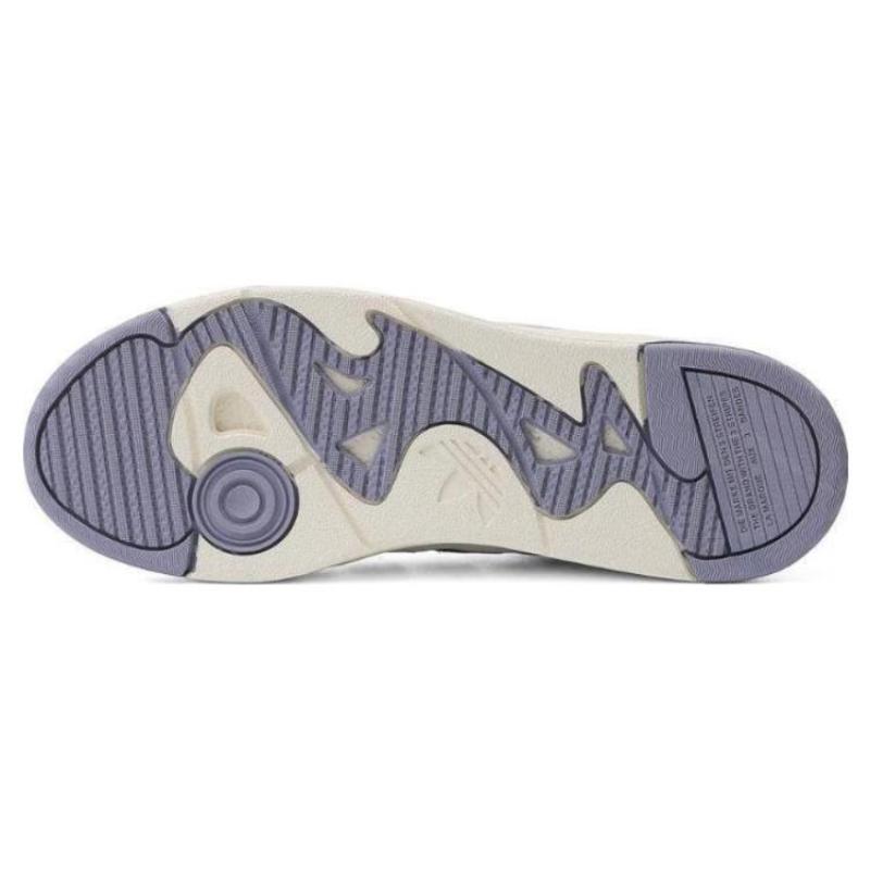 Adidas Originals Post Up Slip Resistant Mid Top Skateboard Shoes Unisex White Purple Sneakers IG9129