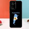 Argentina Flag For Realme GT7 Pro GT6 10 11 12 13 14 15 Pro Plus C55 C67 C63 C61 C53 C31 C71 C75 C65 Case