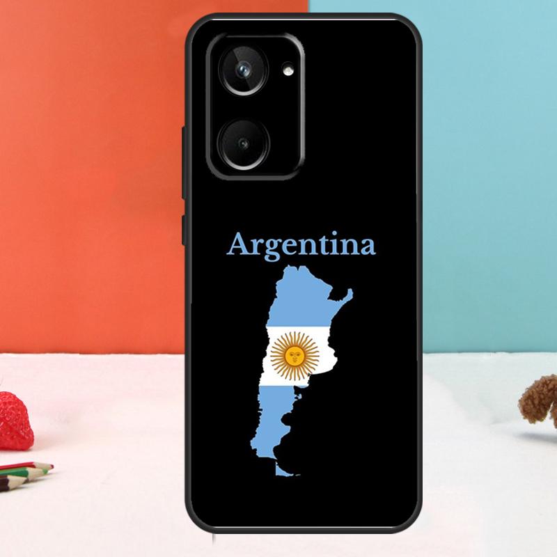 Argentina Flag For Realme GT7 Pro GT6 10 11 12 13 14 15 Pro Plus C55 C67 C63 C61 C53 C31 C71 C75 C65 Case
