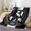 Collingwood Magpies  Print Flannel Blanket, High quality Comfortable for All Seasons, Home Decor, Warmth and Comfort