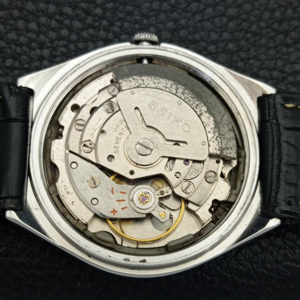 JAPAN VINTAGE SEIKO 5 AUTOMATIC 6309A MENS ARABIC GREEN DIAL WATCH a702529-1