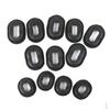 5x 12pcs Blk Oval & Round Rubber Side Cover Grommets for Motorcycle CG125