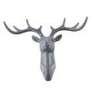Plastic Deer Head Wall Hook Measuring 18.5 X 17 Cm for Lightweight Hanging Needs In Home or Business Environments