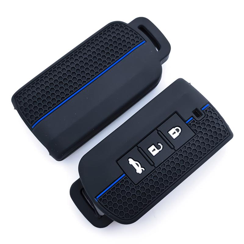 3 Buttons Silicone Remote Car Key Case Cover Shell For Mitsubishi Xpander Outlander Asx Pajero Eclipse Cross Montero Accessories
