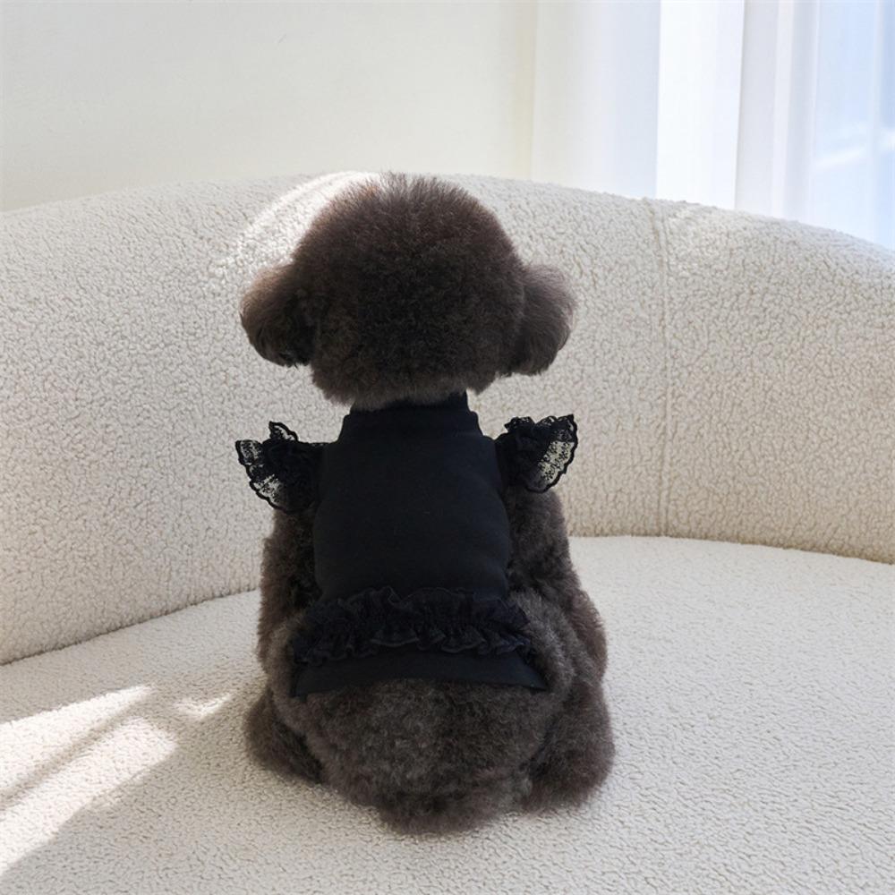 Flying Sleeve Pet Summer Vest Lace Pet Dress Pet Supplies Dog Clothes Spring