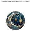 Hanging Decoration Retro Acrylics Hanging Ornaments Middle Eastern Moon Festival Supplies for Indoor and Outdoor Use