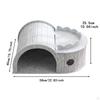 Cardboard Cat House Tunnel Comfortable Pet Supplies Decoration Cats Scratcher Scratching