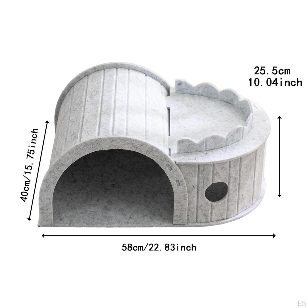Cardboard Cat House Tunnel Comfortable Pet Supplies Decoration Cats Scratcher Scratching
