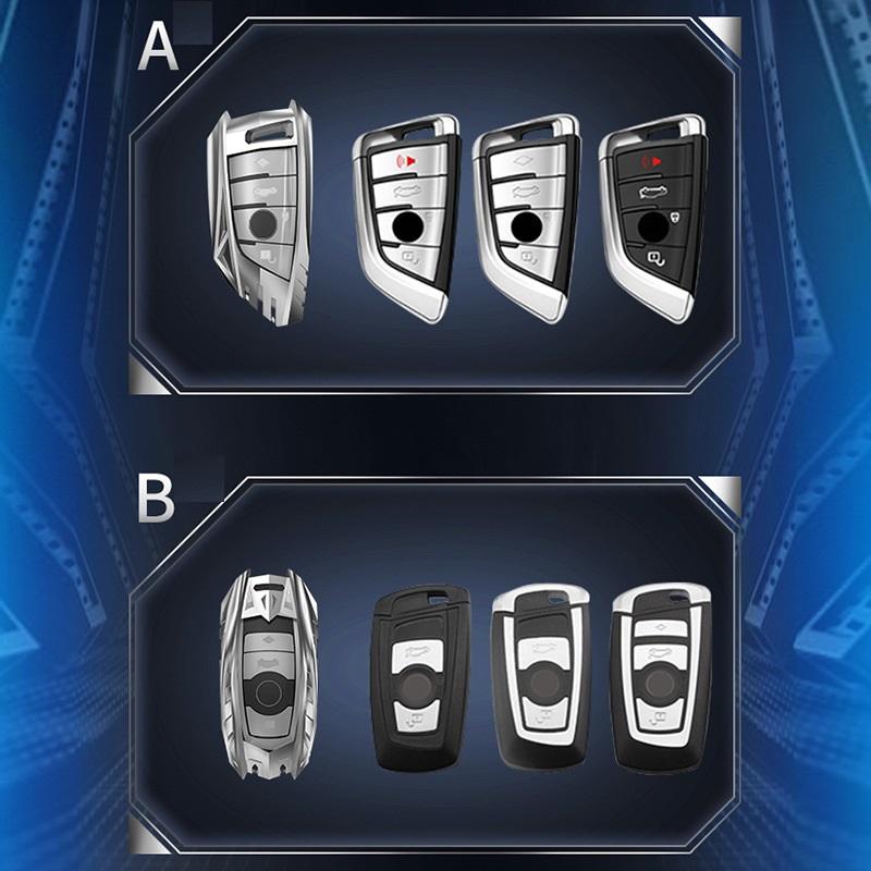 Zinc Alloy Car Remote Key Fob Case Cover For BMW X3 X4 GT3 GT5 1 2 3 4 5 Series F20 F21 F30 F31  F32 F35 F23 F25 F07 Keychain