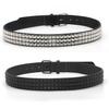 Black Fashion Rhinestone Rivet Belt Unisex Studded Punk Belt With Pin Buckle