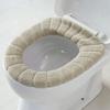 Toilet Seat Cover Comfortable Reusable Fiber Washable Toilet Seat Cushion for Bathroom