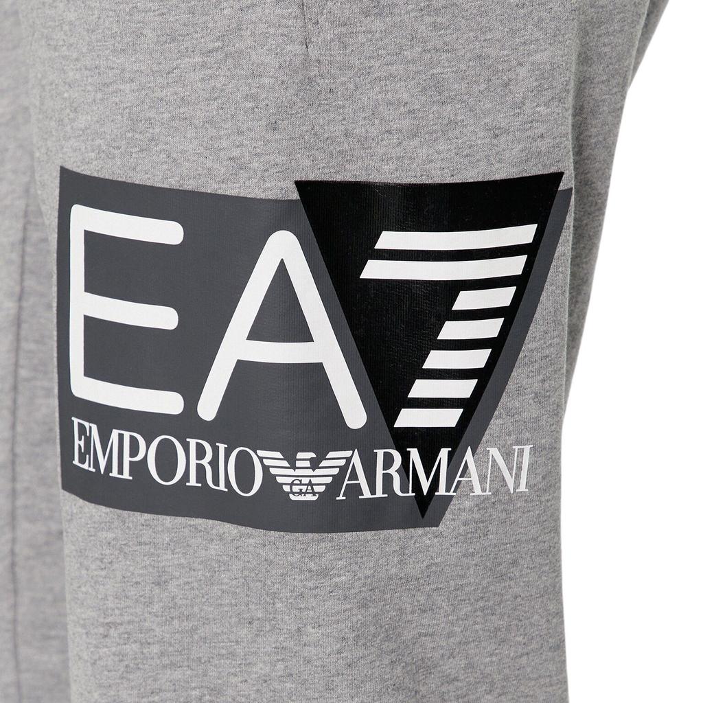 Emporio Armani EA7 Letter Print Drawstring Elastic Waist Cuffed Knit Sports Pants Men Bottoms 3DPP73-PJ05Z-3905